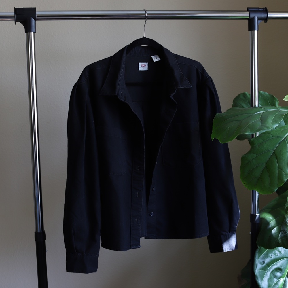 Levi's Balloon Sleeve Button Down Shirt